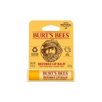 Бальзам для губ Burt s Bees с пчелиным воском, витамином Е и мятой