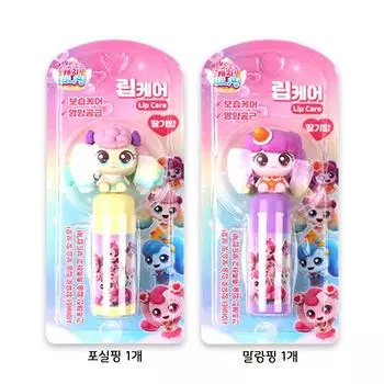 Бальзам для губ Catch Tiniping со вкусом клубники, содержит 3,8 г масла ши, 2 шт., Posil Ping + Mallang Ping