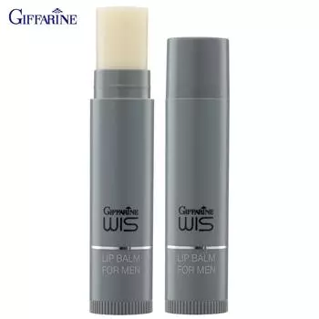Бальзам для губ Giffarine Wis для мужчин. Увлажняет и смягчает губы, превращая сухие губы в здоровые с помощью масла жожоба, 5 г 12108 5 g
