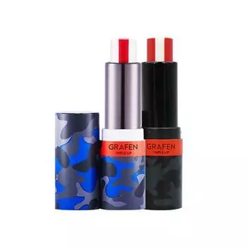 Бальзам для губ GRAFEN Triple Handsome Lip / Color Lip Balm 4,3 г средний конфеты яблоко красный