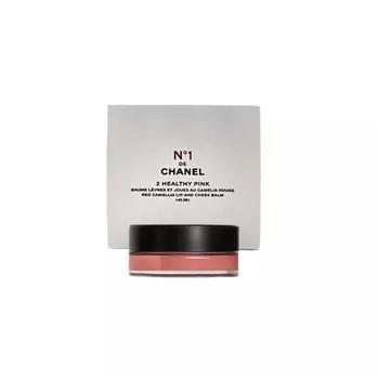 Бальзам для губ и щек Chanel Red Camellia /сумка для покупок/оригинал из универмага/корейская этикетка, 2 оттенка здорового розового цвета, 1 шт., 6,5 г