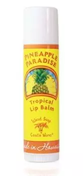 Бальзам для губ Island Soap and Candle Works, 15 унций, ананасовый рай, Island Soap Candle Works