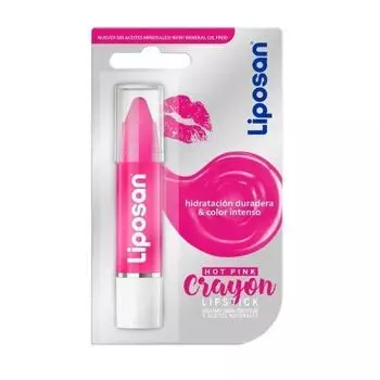 Бальзам для губ Liposan Crayon с оттенком ярко-розового цвета