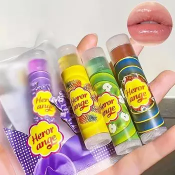 Бальзам для губ Lollipop Питает и увлажняет губы Глубоко питает сухую и потрескавшуюся кожу губ Pineapple