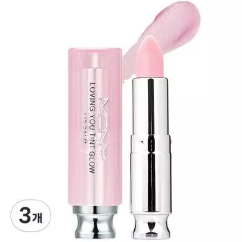 Бальзам для губ McQueen New York Loving You Tint Glow, прекрасный розовый, 3,5 г, 3 шт.