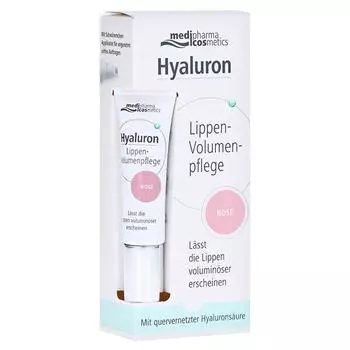 Бальзам для губ Medipharma Hyaluronic Volume Care, роза, 7 мл