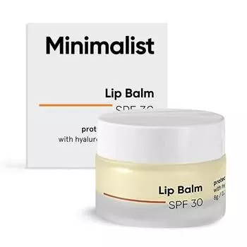 Бальзам для губ Minimalist SPF 30 с керамидами и гиалуроновой кислотой 8 г
