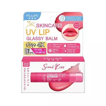 Бальзам для губ MizuMi Skincare UV Lip Glassy Balm Seoul Kiss 3,5 г. 3.5 g.