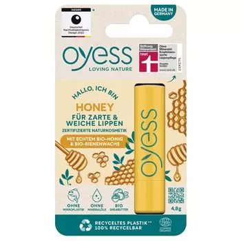 Бальзам для губ Oyess Honey Natural Moisturizing Moist Lip (4.8g)/Органический