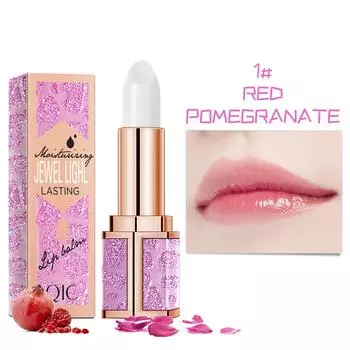 Бальзам для губ с фруктовым вкусом, изменяющий цвет, увлажняющий, восстанавливающий, против высыхания разноцветный