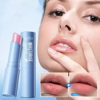 Бальзам для губ с гиалуроновой кислотой, осенне-зимний увлажняющий увлажняющий бальзам для губ без шелушения 3g