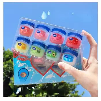 Бальзам для губ с вазелином, увлажняющая маска для губ, восстанавливающая маска для губ, разглаживающее масло для губ, набор блесков для губ 1pcs