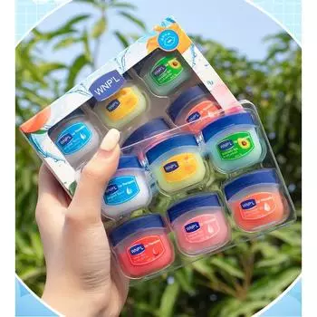 Бальзам для губ с вазелином, увлажняющая, нелипкая помада, длительный уход за губами из натуральных растений, против растрескивания