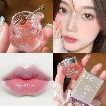 Бальзам для губ Sakura Honey Lip Balm увлажняет сухие губы и восстанавливает потрескавшиеся розовые губы