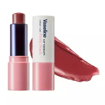 Бальзам для губ Vaseline Lip Therapy Color Care, оттенок 04 Pretty Peach, 4,2 г, 2 шт.