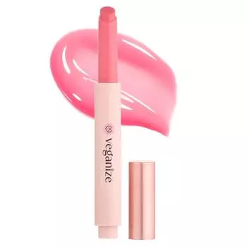 Бальзам для губ Veganize Collagen Glass, 2 блестящих розовых оттенка, 1,8 г, 1 шт.