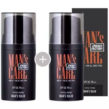 Бальзам для мужчин Flower Man Energy Factory 50 мл SPF35 PA++ для темной кожи/мужской BB-крем, 2 шт.