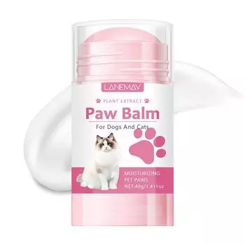 Бальзам для носа и лап собак Крем для лап собак Крем для защиты лап кошек собак Увлажнитель для ног домашних животных Ремонт трещин на ногах домашних животных Аксессуары для домашних животных OneSize