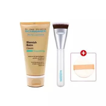 Бальзам для проблемной кожи Schrammek Blemish Balm 30 мл BB-крем, оригинальный продукт Schrammek 30 мл + специальная кисть, 1 шт.