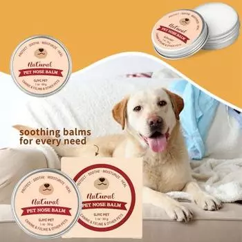 Бальзам для собачьих лап Yousheng, натуральные безопасные ингредиенты, не вызывающий раздражения, успокаивающий, питательный, водостойкий бальзам для носа для собак, продукт для ухода за кожей C