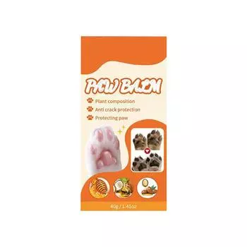 Бальзам для собак - Успокаивающий Защитник С Маслом Ши, Маслом Жожоба и VE - Питательный Бальзам Для Потрескавшейся Кожи - Безопасен Для Всех Пород One Size