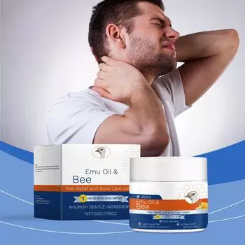 Бальзам для суставов с маслом эму, увлажняющий, комфортный бальзам для всего тела, интегрированный с апитерапией, для суставов спины, шеи, рук, ног и т. д. 50 г One Size