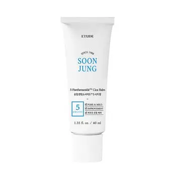 Бальзам ETUDE Soonjeong 40 мл Cica CICA Крем Слабокислотная формула Пантенол Мадекассосид Кондиционирование кожи Увлажнение [Etude Official] Без добавок