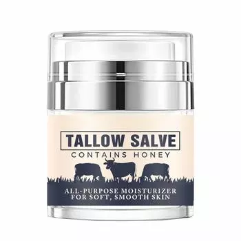 Бальзам из говяжьего жира и меда без запаха, травяной откорм, готовый крем для лица, лосьон для тела и бальзам для губ One Size