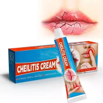 Бальзам от хейлита, потрескавшиеся губы, бальзам для губ для мужчин, женщин и детей, мазь от хейлита, натуральный органический бальзам для губ, увлажняющий на весь день(1шт) белый