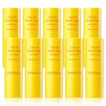 Бальзам Twincla Cica UV Shield Multi Balm, бесцветный, 10 шт.