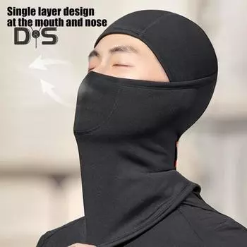 Балаклава для холодной погоды, лыжная подушка для лица, зимняя термобалаклава, ветрозащитная флисовая теплая спортивная экипировка для сноуборда, мотоцикла серый