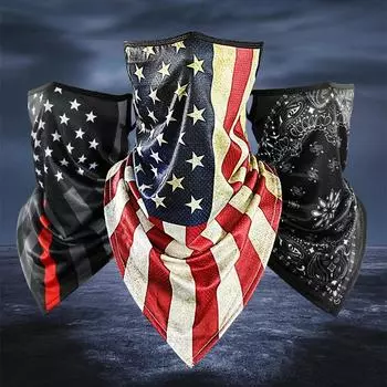 Балаклава камуфляжная маска для лица мотоцикла Ice Silk летняя защита от ультрафиолета для бега и езды спортивная повязка на голову аксессуары для мото