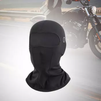 Балаклава маска для лица лыжный дышащий чехол для ходьбы мотоцикла велоспорта Black