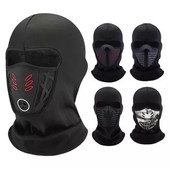 Балаклава Yousheng, супермягкая, эластичная, плюшевая подкладка, ветрозащитная, для холодной погоды, зимняя, теплая, полная защита для лица для езды на велосипеде