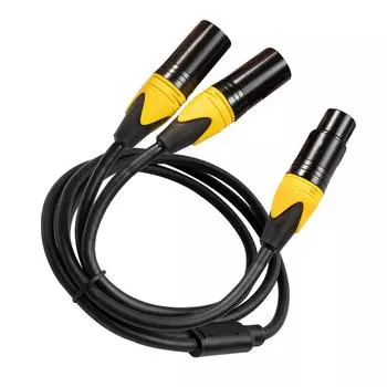Balanced Mic Cable XLR Splitter Cable Female To Dual XLR Male 3 Pin XLR Female Cord XLR Female Wire