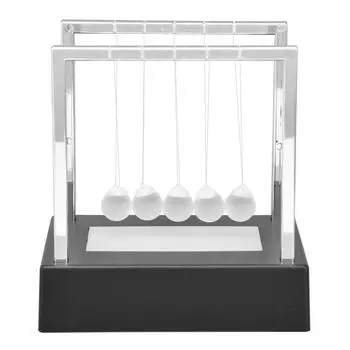 Баланс Маятник Шар Ремесло Освещение Уменьшение Беспокойства Физика Наука Украшение Рабочего Стола Черный