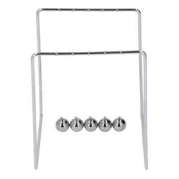 Баланс Маятниковый Шар Физика Наука Металл Офисные Игры Настольное Украшение Игрушка Подарок