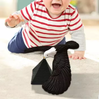 Баланс Орел Балансирующая Птица Обучающая Игрушка Обучающая Опора с Пирамидой Комбинация Новинка для Black