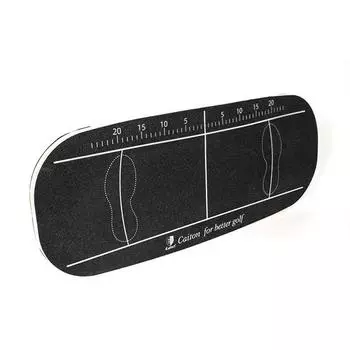 Балансировочная доска для гольфа, нажимная пластина для переключения веса для гольфа, тренировочная доска для гольфа, тренажер для качелей для гольфа чёрный