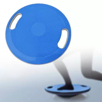 Балансировочная доска Wobble, стабилизирующий тренажер, нескользящий, портативный, для спортивных танцев, всего тела синий