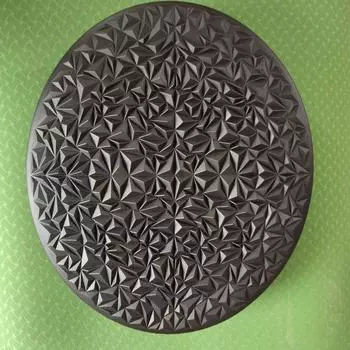 Балансировочная подушка с овальным ромбовидным узором 32X38 см, эргономичный дизайн, больше подходит для ног, стоящих рядом