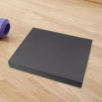 Балансировочный коврик для колена, пенопластовый коврик для стабильности, домашнего спортзала, путешествий, пилатеса чёрный