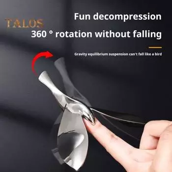 Балансирующая открывалка для бутылок в виде птицы, металлическая креативная вращающаяся основа, летающая птица, открывалка для содовой, сидра, пива, профессиональный инструмент бармена серебряный