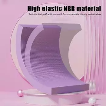 Балансирующая подушка Высокоэластичный NBR Нескользящий Очень толстый физиотерапевтический наколенник Стабилизирующая тренировочная пена Балансирующий коврик Подушка для йоги Оборудование для фитнеса чёрный