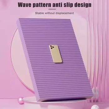 Балансирующая подушка Высокоэластичный NBR Нескользящий Очень толстый физиотерапевтический наколенник Стабилизирующая тренировочная пена Балансирующий коврик Подушка для йоги Оборудование для фитнеса чёрный