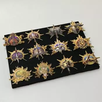 Baldur s Gate 3 Периферийный Странник Маг Поэт Воин Значок Металлическая Брошь Забавные Подарки Сумки Аксессуары