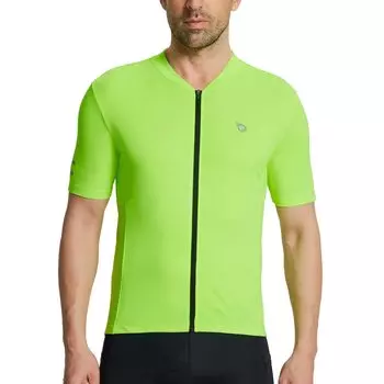 Baleaf Велосипедная майка с коротким рукавом Велосипедная одежда Велосипедная куртка Впитывающая пот Быстросохнущая Дышащая Спортивная одежда Весна Лето Зеленый