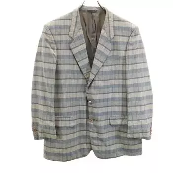 BALENCIAGA 80s 90s Made in Japan Old Check Pattern tailored jacket blazer Men s Used