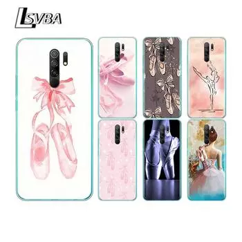 Балерина Балерина силиконовый чехол для Xiaomi Redmi Note 9 9A 9AT 9C 9S Pro Max 9T 8T 8 7 6 5 Pro 5A 4X 4 чехол для телефона Redmi Note 4X(32GB)