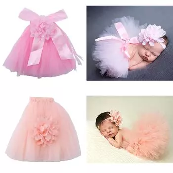 Балерина для девочек, нарядная детская принцесса, костюм для концерта, классические пачки для девочек 0-2 года 1